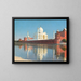 Mausolée du Taj Mahal à Agra - Vasily Vereshchagin — framed artwork on a wall