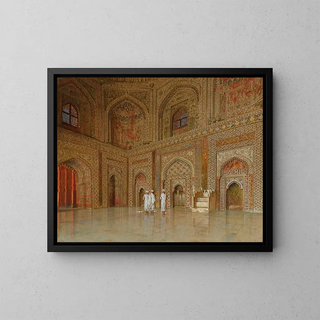 The main mosque of Fatehpur-Sikri - Vasily Vereshchagin — framed artwork on a wall