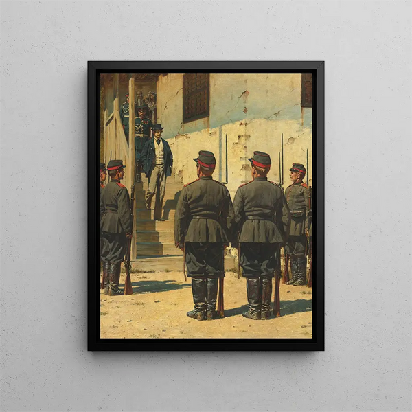 L'espion - Vasily Vereshchagin — framed artwork on a wall
