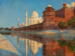 The Taj Mahal at dusk - Vasily Vereshchagin — artwork view