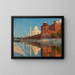 The Taj Mahal at dusk - Vasily Vereshchagin — framed artwork on a wall