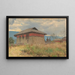 The main temple of the Tassiding monastery, Sikkim - Vasily Vereshchagin — framed artwork on a wall