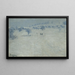 Winter Landscape Painting - Vasily Vereshchagin — framed artwork on a wall