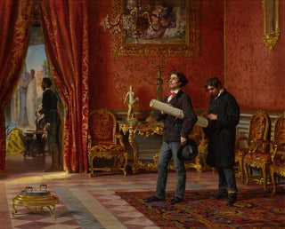 Two Artists Voytech Hynais and Brozik - Václav Brožík — artwork view