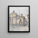 Basilica of Saint George in Prague - Václav Jansa — framed artwork on a wall