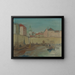 Port of Dubrovnik - Václav Říha — framed artwork on a wall
