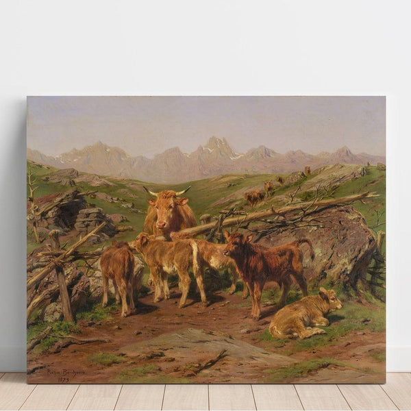 Reproduction of the painting Veaux - Rosa Bonheur