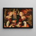 Loth and his daughters - Veit Stoss — framed artwork on a wall