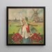 Dutch Flower Seller - Campbell Metzger Jacobson — wall display of the artwork