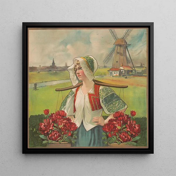 Dutch Flower Seller - Campbell Metzger Jacobson — wall display of the artwork