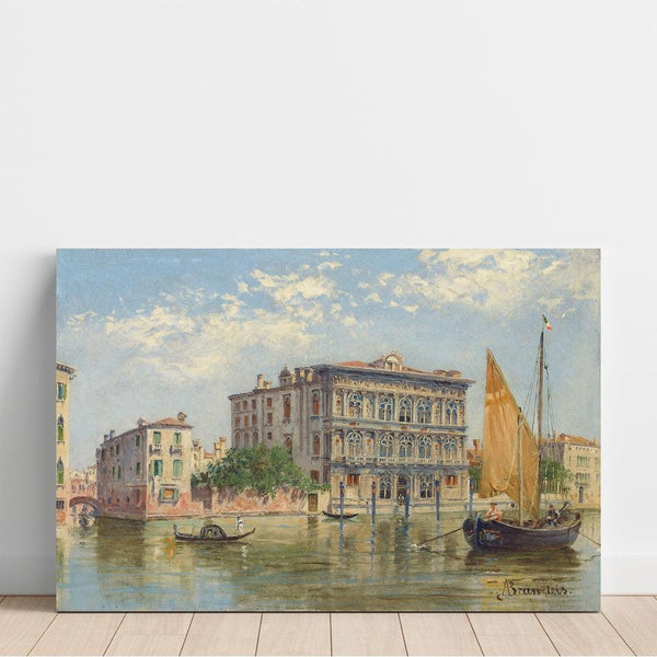 Reproduction of the painting Vendramin Calergi from the Grand Canal, Venice - Antonietta Brandeis