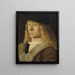 Portrait of a Young Man - Venetian 16th Century — framed artwork on a wall