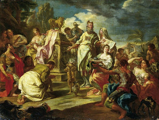 L'Adoration du Veau d'or - Venetian Master 18th Century — artwork view