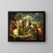 L'Adoration du Veau d'or - Venetian Master 18th Century — framed artwork on a wall