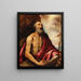 Saint Jerome Painting - Venetian School — framed artwork on a wall