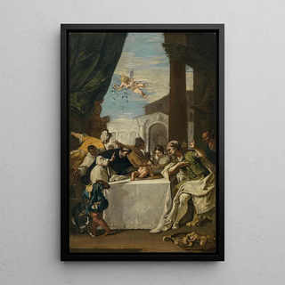 Venetian School - Saint Vincent Ferrer raising a child back to life.webp