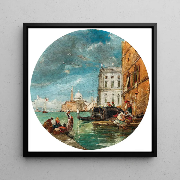 Venice, La Giudecca - James Holland — framed artwork on a wall