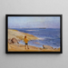 Antti on a rocky beach - Venny Soldan-Brofeldt — framed artwork on a wall
