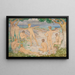 Javelin Throw, sketch for a fresco - Venny Soldan-Brofeldt — framed artwork on a wall