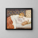 Boy awake and present - Venny Soldan-Brofeldt — framed artwork on a wall
