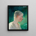 Young woman - Venny Soldan-Brofeldt — framed artwork on a wall