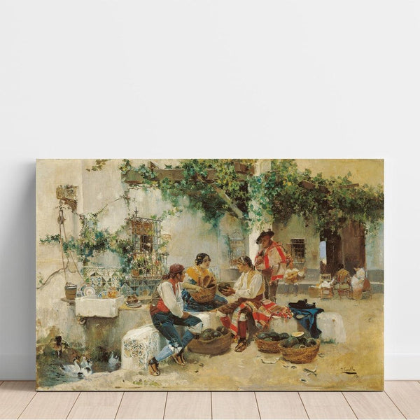 Reproduction of the painting Sale of melons - Joaquín Sorolla
