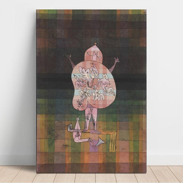 Reproduction of the painting Ventriloquist and Town Crier Painting - Paul Klee