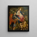The Flight into Egypt - Ventura Salimbeni — framed artwork on a wall