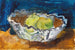 Apples in a bowl - Vera Mikhailovna Ermolaeva — artwork view