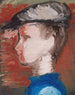 Boy with a flat cap - Vera Mikhailovna Ermolaeva — artwork view