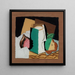 Glass and Fruits - Louis Marcoussis — framed artwork on a wall