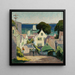 Towards the port - George Gustav Adomeit — framed artwork on a wall