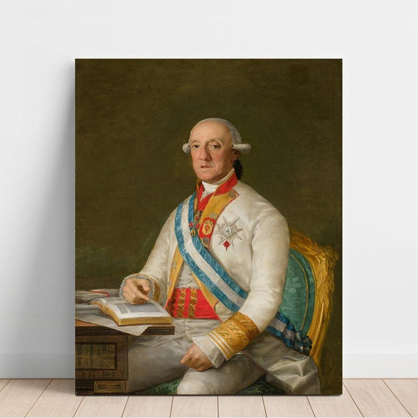 Reproduction of the painting Vicente María de Vera de Aragón, Duke of la Roca - Francisco de Goya