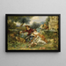 Festive Gathering - Vicente García De Paredes — framed artwork on a wall