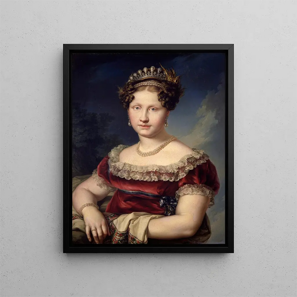 Luisa Carlota de Bourbon-Deux-Siciles - Vicente López Portaña — framed artwork on a wall