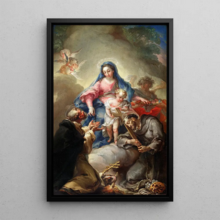 Vicente Lpez Portaa - Virgin with St Francis and St Dominic.webp