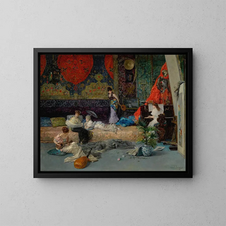In the workshop - Vicente Palmaroli y González — framed artwork on a wall
