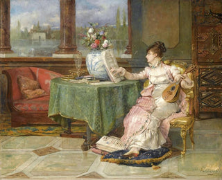 La sonate - Vicente Palmaroli y González — artwork view