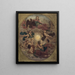 L'Empire crowning the arts - Victor François Éloi Biennourry — framed artwork on a wall