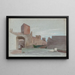 Porte San Lorenzo Rome - Victor François Éloi Biennourry — framed artwork on a wall
