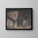 Man sitting in a prison - Victor Jean Nicolle — framed artwork on a wall