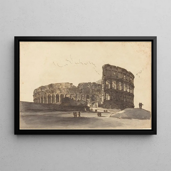 Le Colisée - Victor Jean Nicolle — framed artwork on a wall