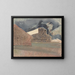 Buildings in Galveston, Texas - Victor Alfred Lundy — framed artwork on a wall