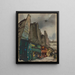 Place Saint - André - des - Arts, Paris, between Suger Street and Saint - André - des - Arts Street - Victor Alfred Lundy — framed artwork on a wall