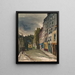 Rue Saint Julien le Pauvre Paris 5e - Victor Alfred Lundy — framed artwork on a wall