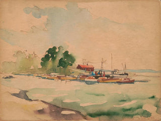 Saltsjöbaden, half an hour from Stockholm - Victor Alfred Lundy — artwork view