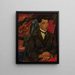Portrait painting of Dimitri Sangaroff - Victor Barthe — framed artwork on a wall
