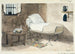 a painting of a room in the Madelonnettes prison - Victor Borci — artwork view