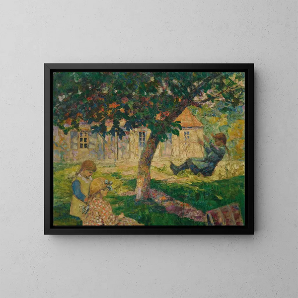 Farm in Normandy - Victor Charreton — framed artwork on a wall