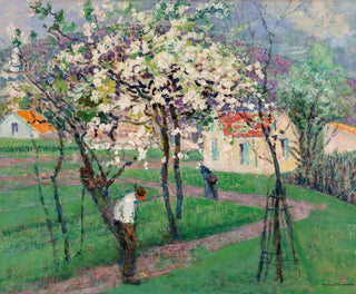 Spring Trees Painting - Victor Charreton — artwork view